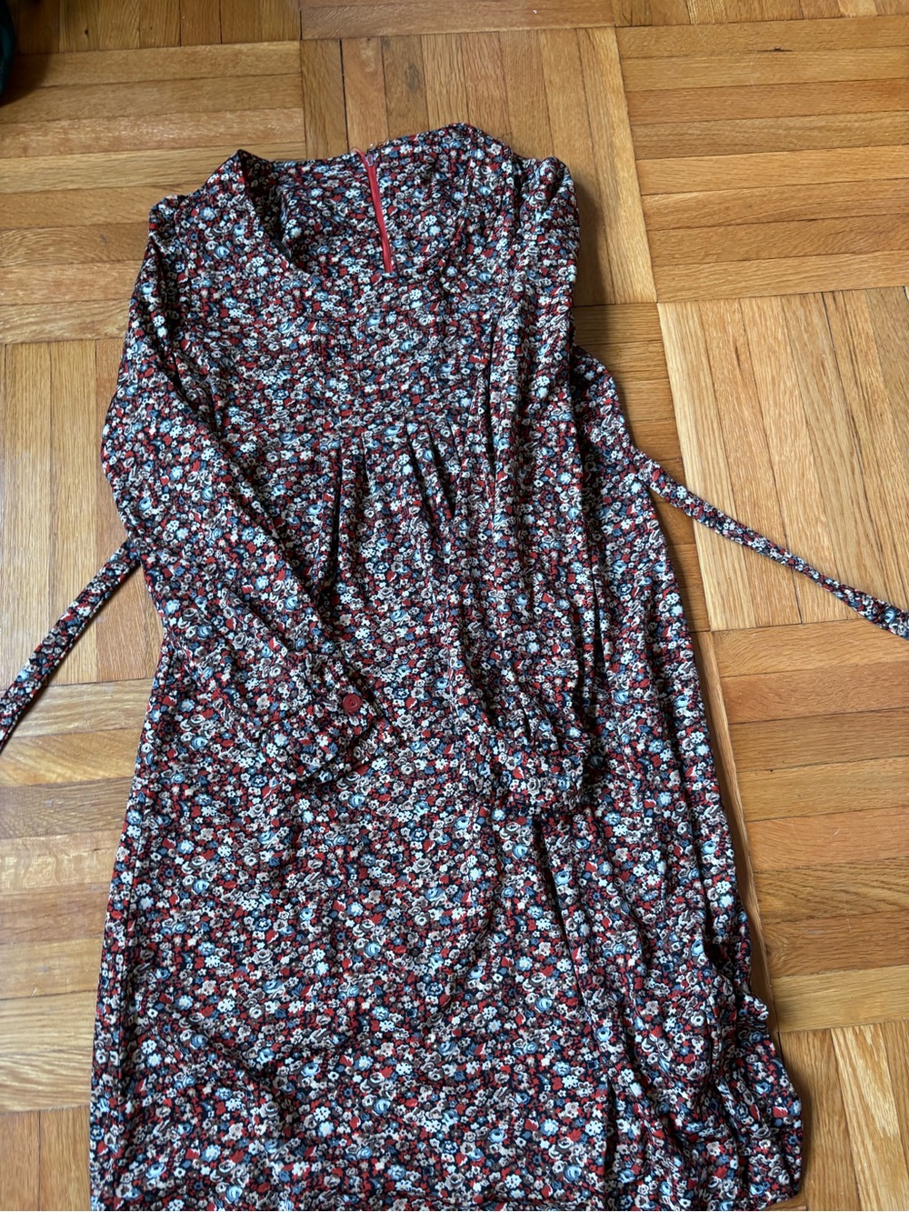💐 70s floral dress 💐